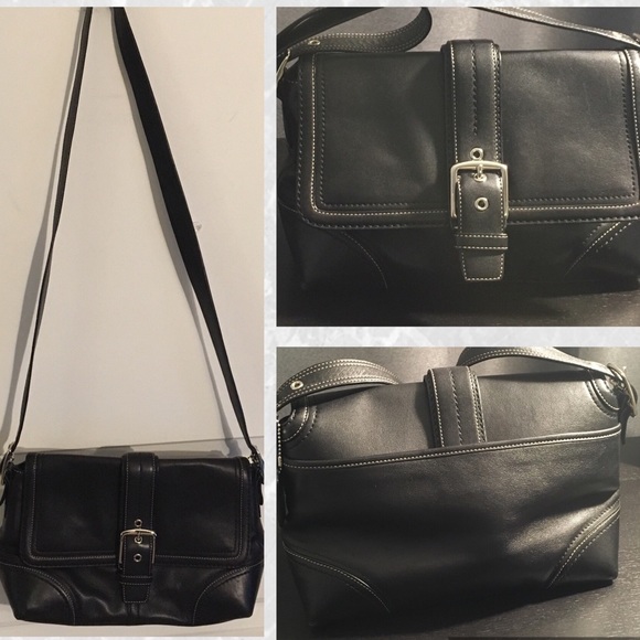 “Sold” Vintage Coach Hampton Shoulder Bag - Picture 3 of 8